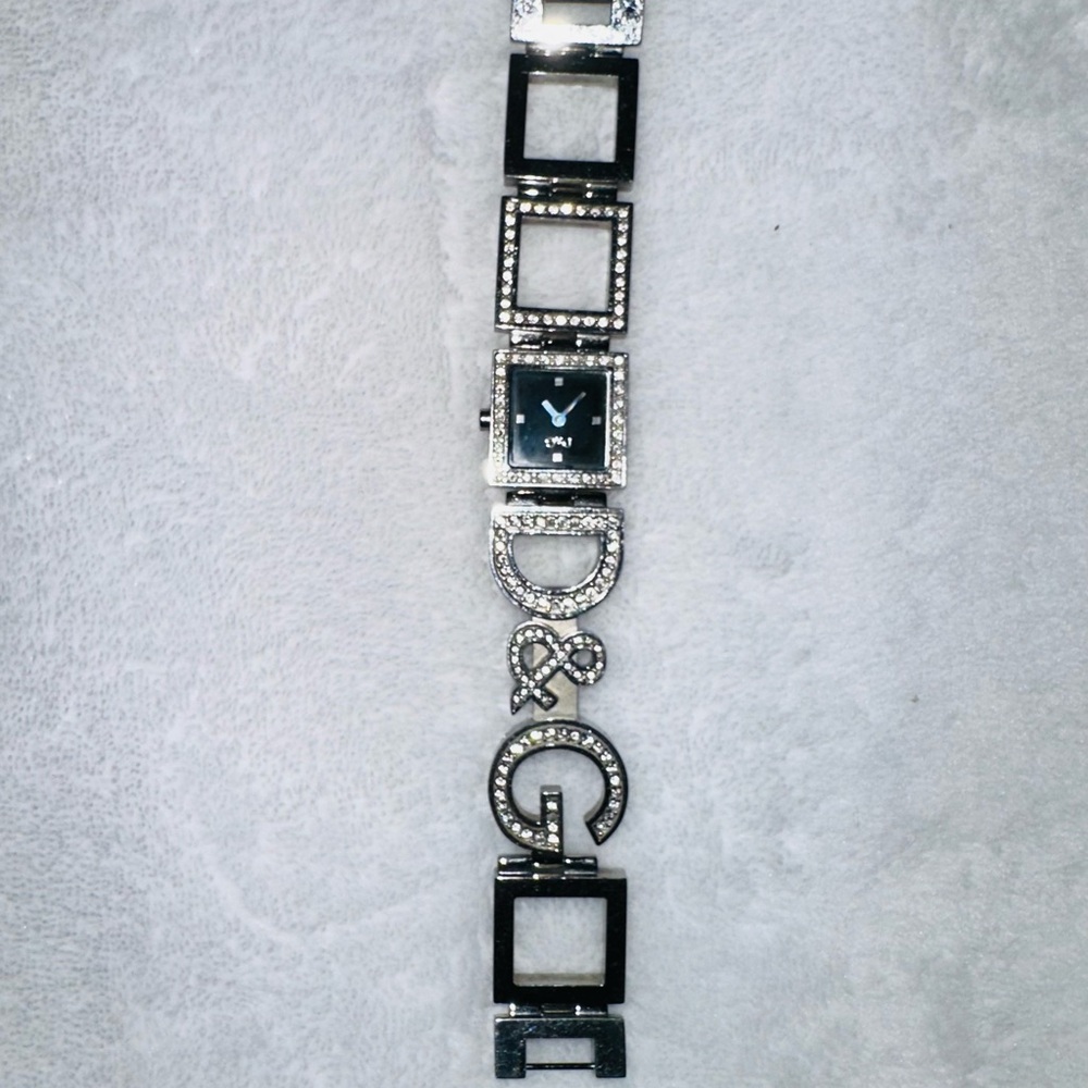 Dolce & Gabbana Black and Silver Women's Watch